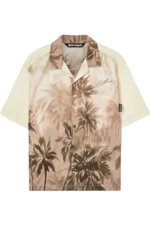 Palm Angels Chemise Sunset Palms Bowling