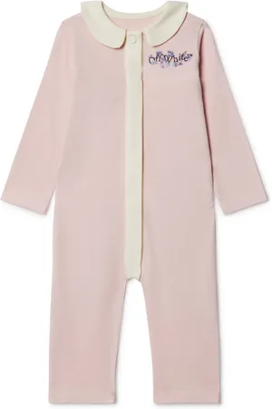 OFF-WHITE Barboteuse Bookish Flowers en coton