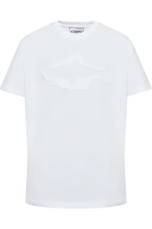 Iceberg T-shirt à appliqué requin