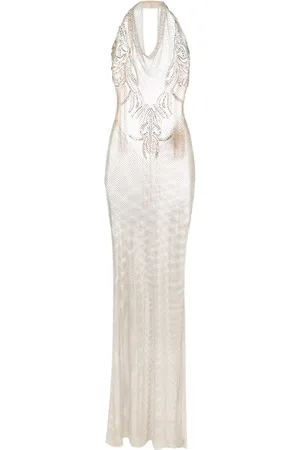 GENNY Robe longue à ornements strassés