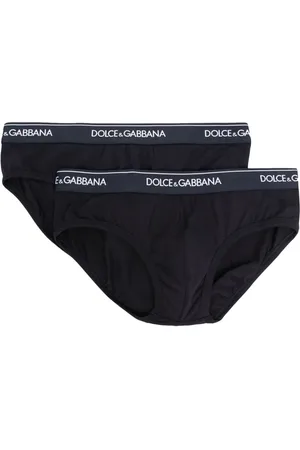 Dolce & Gabbana Lot de deux slips à taille à logo