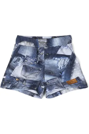 Chiara Ferragni Short à imprimé patchwork