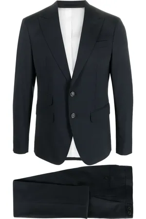 Dsquared2 Costume en laine à simple boutonnage