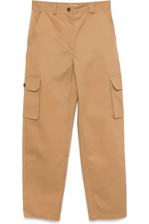 Maison Kitsuné Pantalon chino à logo brodé