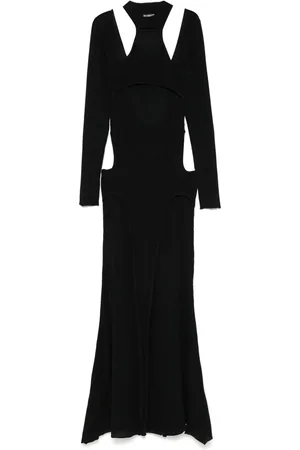 HAN Kjøbenhavn Robe zippée en maille fine nervurée