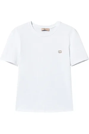 Twin-Set T-shirt à plaque Oval T