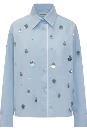 Des Phemmes Chemise à ornements en cristal