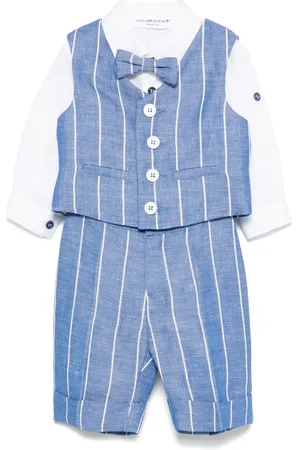COLORICHIARI Ensemble haut-pantalon à rayures