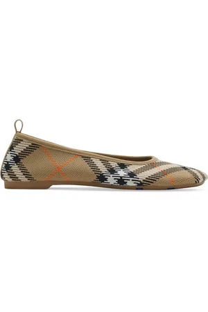 Burberry Ballerines en maille à carreaux