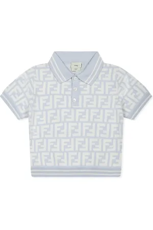 Fendi Polo en jersey à logo FF