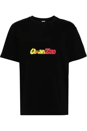 Ground Zero T-shirt en coton à logo imprimé