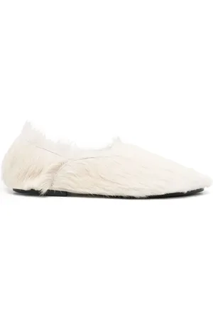 Jil Sander Chaussons en poils de veau