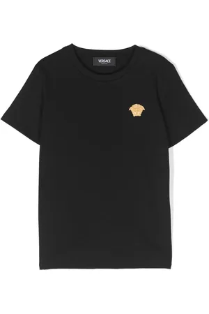 VERSACE T-shirt en coton à patch Medusa Head