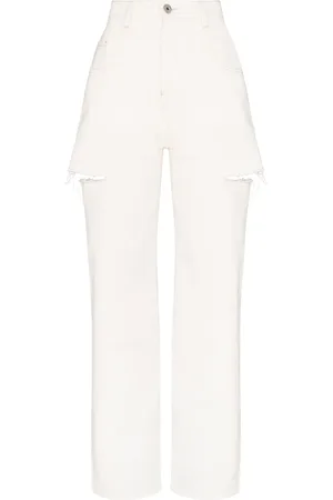 Maison Margiela Jean droit à effet usé