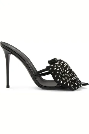 Giuseppe Zanotti Mules Intriigo Alexandrine 90 mm à détail de nœud