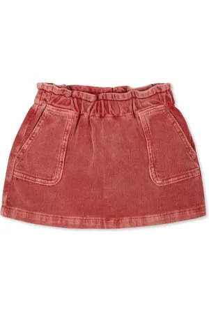 Etro Jupe en coton mélangé à logo brodé