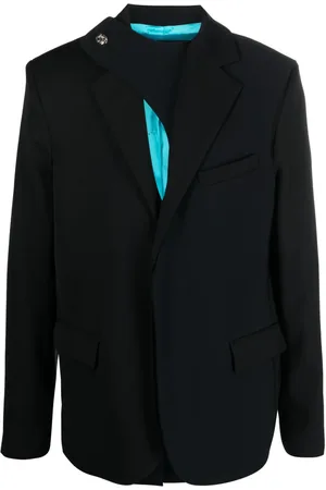 Botter Blazer en laine vierge à simple boutonnage