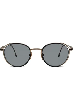 Thom Browne Lunettes de soleil à monture ronde