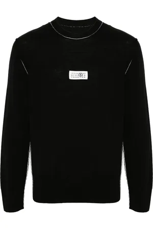 Maison Margiela Pull en maille fine à numéro signature