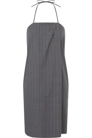 Moschino Robe courte à fines rayures