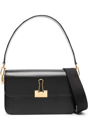 OFF-WHITE Sac porté épaule Binder en cuir