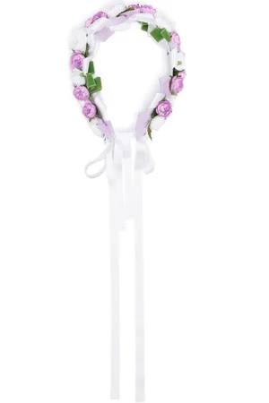 COLORICHIARI Bandeau à fleurs appliquées