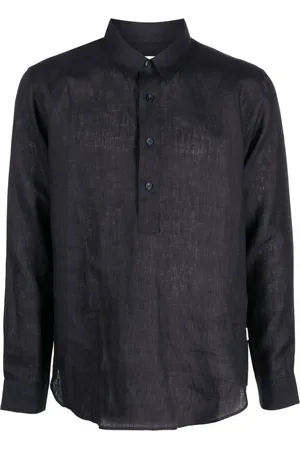 Orlebar Brown Chemise en lin à manches longues