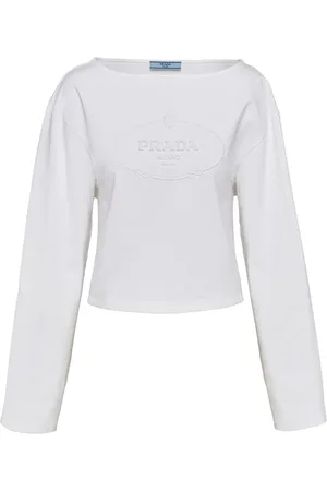 Prada T-shirt à logo embossé