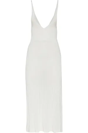 Dsquared2 Robe nervurée à coupe mi-longue