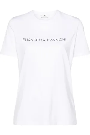 Elisabetta Franchi T-shirt à strass