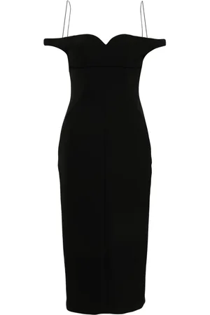 Serafini Robe mi-longue à épaules dénudées