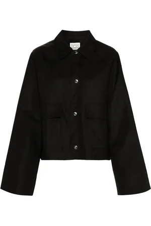 Totême Veste en coton biologique à coupe crop