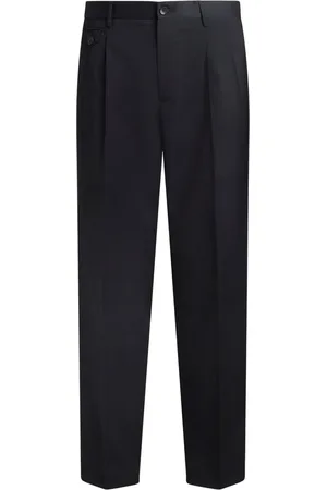 Etro Pantalon en laine à coupe fuselée