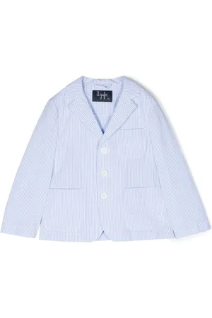 Il gufo Blazer rayé à simple boutonnage
