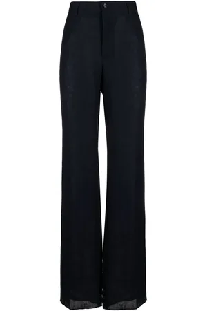 Dolce & Gabbana Pantalon en lin à coupe ample