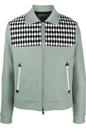 AMIRI Veste à losanges brodés
