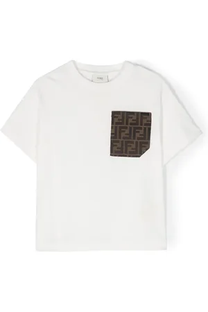 Fendi T-shirt en coton à logo imprimé FF