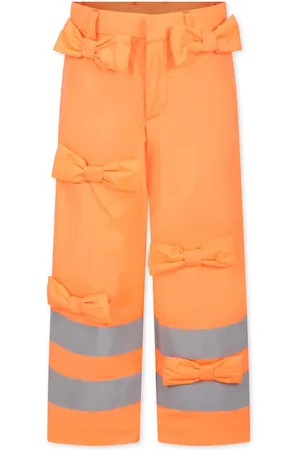 CAROLINE BOSMANS Pantalon droit à détail de nœud
