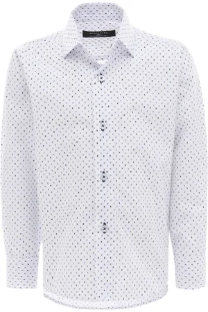 M. Moustache Robe-chemise à imprimé billet
