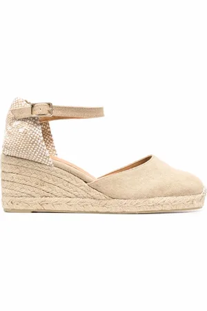 Castaner Espadrilles compensées à bride cheville nouée