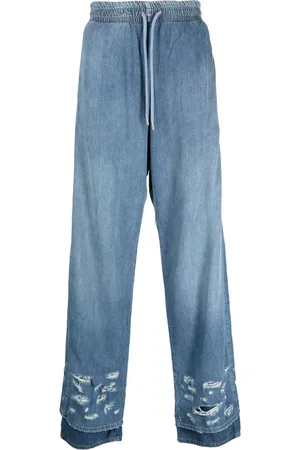 Diesel Jean ample à effet usé