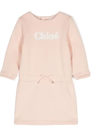 Chloé Robe-pull à logo brodé