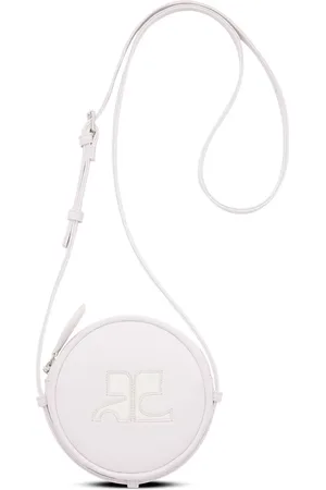 Courrèges Sac rond Reedition Circle en cuir