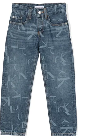 Calvin Klein Jean droit à taille mi-haute