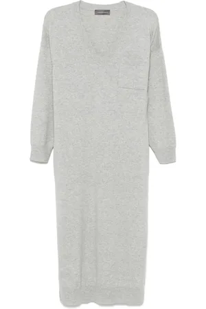 LORENA ANTONIAZZI Robe en maille à coupe mi-longue