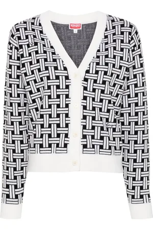 Kenzo Cardigan à motif en jacquard