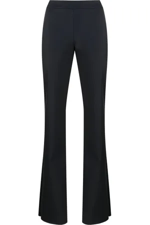 Gloria Coelho Pantalon droit à taille haute