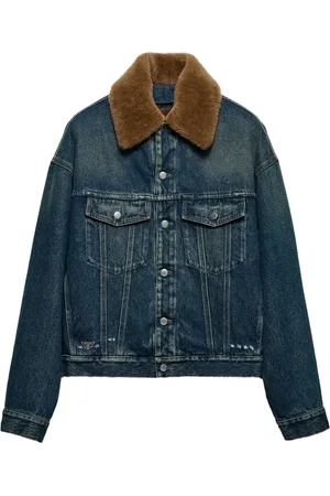 Prada Veste en jean à design matelassé