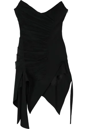MUGLER Robe-bustier à design asymétrique