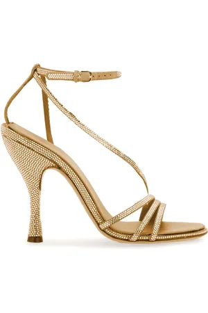 Salvatore Ferragamo Sandales à ornements en cristal 105 mm